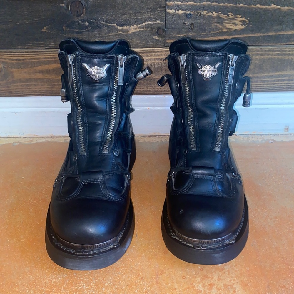 Harley Davison biker boots